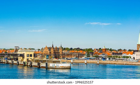 The harbor in the Danish aincient town Elsinore.