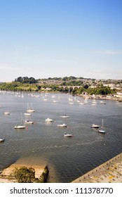 Harbor Of Fowey, Cornwall, England