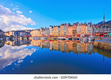 The harbor of Honfleur, Normandy, France
 - Shutterstock ID 1039704565