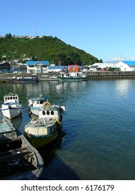 A Harbor In Puerto Montt In Chile