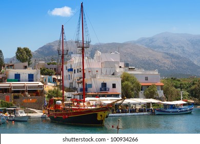 Harbor In Sissi. Crete, Greece