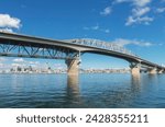 Harbour bridge, auckland, north island, new zealand, pacific