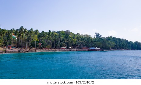 Harbour At Ross Island (Andaman & Nicobar Island), India.