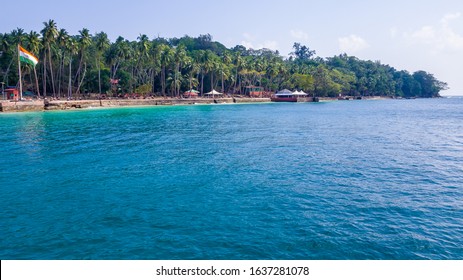 Harbour At Ross Island (Andaman & Nicobar Island), India.