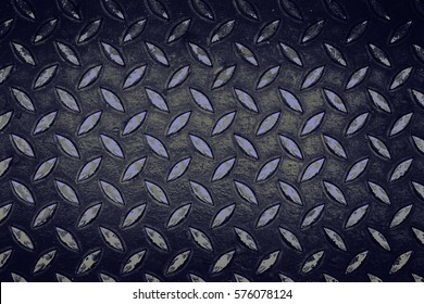 Hard Blue Black Diamond Steel Plate,background