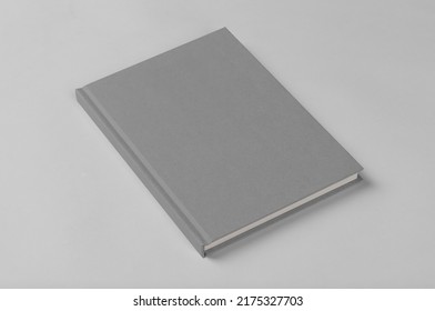 Hard book cover mockup template with copy space for your logo or graphic design