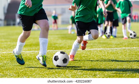 Footballers Action On Tournament Game Soccer Stock Photo (Edit Now ...