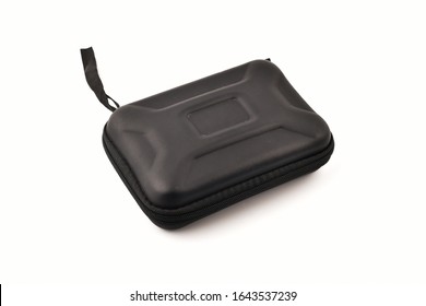 Hard Disk Case Isolated On White Background