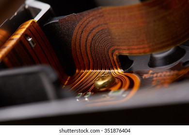 hard disk closeup