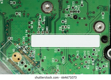 Hard disk drive circuit pattern. Art of digital pattern represents future.
