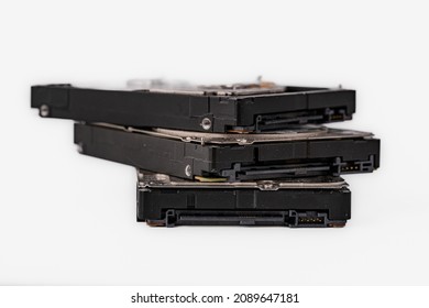Hard disk drive for storing data on a computer. Object isolated on white. Detailed 3d hard disk - Shutterstock ID 2089647181
