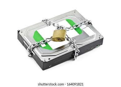 hard disk and pad lock for data secure 