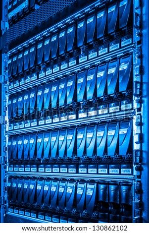 hard drives in data center