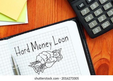 Hard Money Loan Is Shown On A Business Photo Using The Text