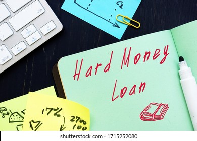 Hard Money Loan  Sign On The Piece Of Paper.