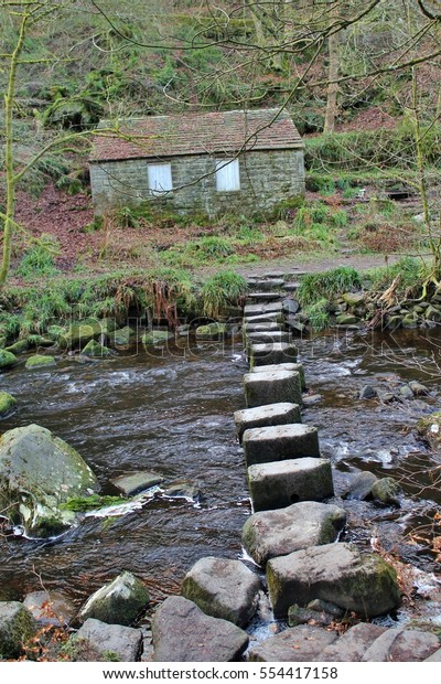 Hardcastle Crags Woods West Yorkshire Stock Photo Edit Now 554417158