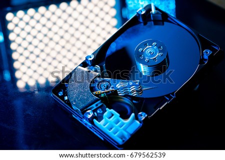 Harddisk is one of the best value storage that today, every people are using in computers. There are consist of disk plate, controller and seeking pin inside of it. Nowadays, it can store 8 terabyte. 