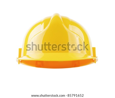 Hardhat isolated with clipping path so you can put your own character in