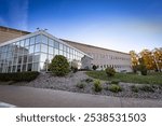 Hardin county justice center in Elizabethtown, Kentucky back entrance