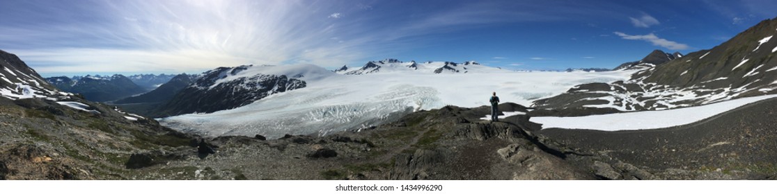 Harding Icefield On The Kenai Peninsula In Alaska