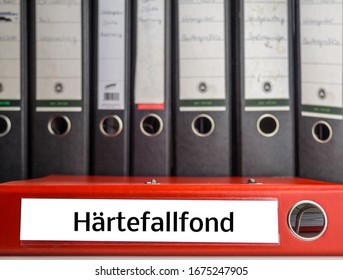 Hardship Fund File Folder Icon Image In German