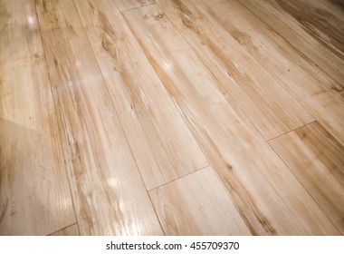 Hardwood Floor Waxing Glossy And Shiny