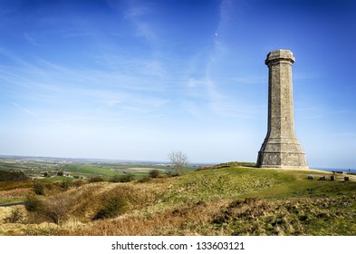 The Hardy Monument On Black Down At Porchester Near Dorchester In Dorset