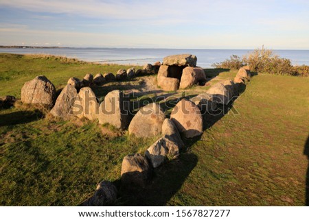 Similar – Image, Stock Photo Megalithic site Harhoog