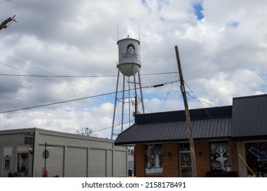 Harlem Georgia Usa May 18 2022 Beautiful Home Town Of Oliver Hardy A The Beautiful Water Tower 