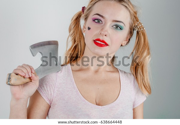 Harley Quinn Cosplay Character Movie Suicide Stock Photo Edit Now