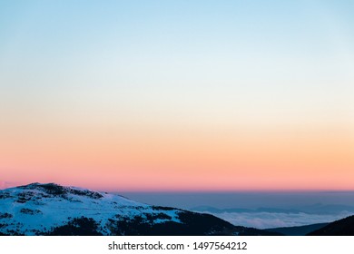 mountain space blue landscape