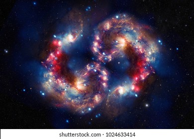 Harmony Galaxy - Elements of This Image Furnished By NASA