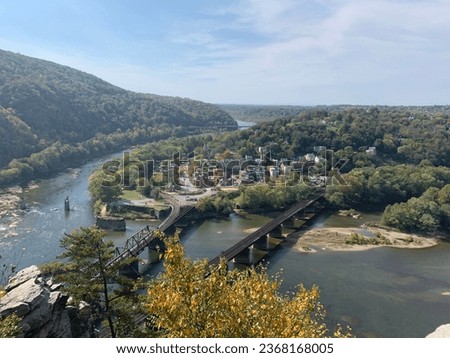 Harpers Ferry Overlook in the Fall