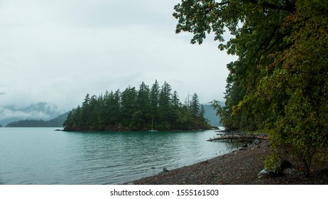 Harrison Lake. Eastern Fraser Valley, BC, Canada 