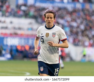 Harrison, NJ - March 8, 2020: Megan Rapinoe Of USA Runs During SheBelieves Cup Game Against Spain At Red Bull Arena. USA Won 1 - 0