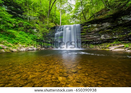 Harrison Wright Falls, at Ricketts Glen State Park, Pennsylvania.