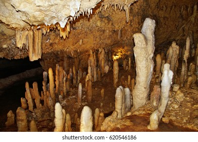 Harrison's Caves In Barbados, Caribbean Sea