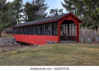 The Harrity Covered Bridge In Ohio