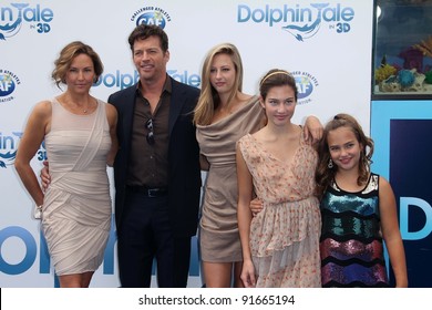 Harry Connick Jr., Jill Goodacre, Daughters Georgia, Sarah, Charlotte At The 