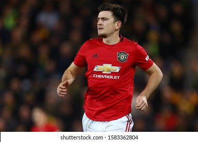 Harry Maguire Of Manchester United - Norwich City V Manchester United, Premier League, Carrow Road, Norwich, UK - 27th October 2019


