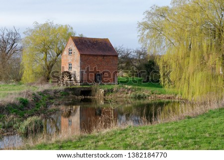 Hartpury Mill, Highleadon, Gloucestershire, UK 
Brick grade II listed Watermill