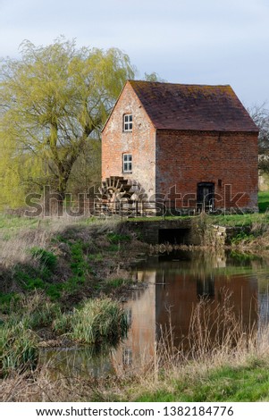 Hartpury Mill, Highleadon, Gloucestershire, UK 
Brick grade II listed Watermill