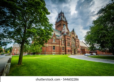 The Harvard Memorial Hall, at Harvard University, in Cambridge, Massachusetts. - Shutterstock ID 544602286