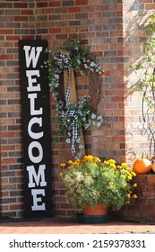 Harvest Festival Welcome Visitors Display Fall Theme