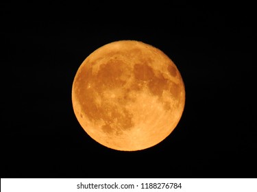 Harvest Moon In UK Skies Sept 25 2018          