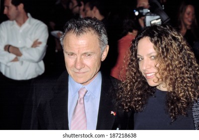 Harvey Keitel And His Wife At The Premiere Of RED DRAGON, 9/30/2002, NYC