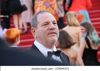 Harvey Weinstein Attend The 'Carol' Premiere During The 68th Annual Cannes Film Festival On May 17, 2015 In Cannes, France.