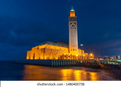 Hasan II mosque in Casablanca, Morocco
