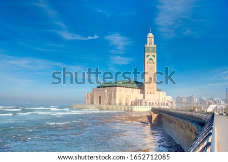 Hasan II Mosque in Casablanca, Morocco