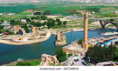 Hasankeyf Batman Turkey 17/06/2015 Hasankeyf Dam Birds Eye View